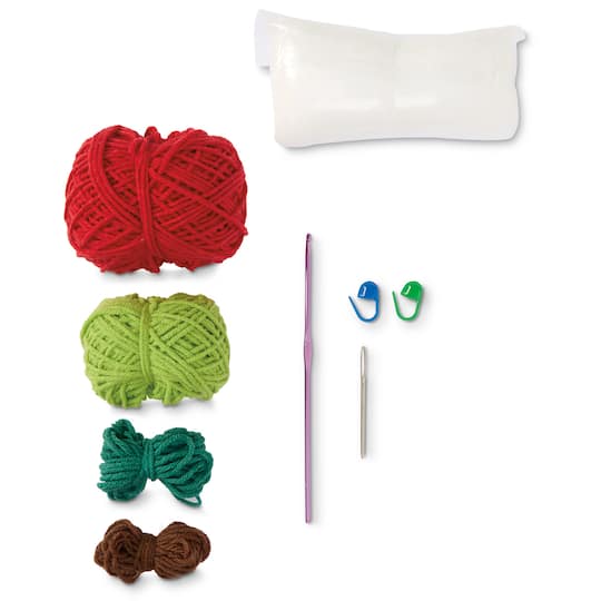Pomona the Ghoul Candy Apple Halloween Crochet Kit by Loops & Threads®